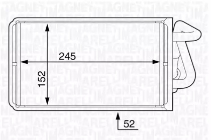 Теплообменник (MAGNETI MARELLI: 350218360000)