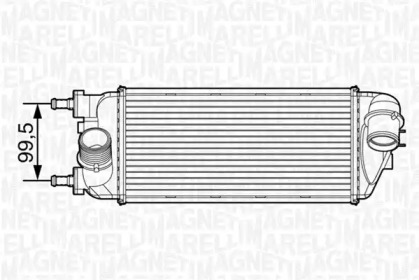 Теплообменник (MAGNETI MARELLI: 351319201500)