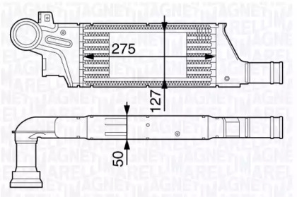 Теплообменник (MAGNETI MARELLI: 351319201880)