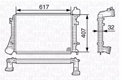 Теплообменник (MAGNETI MARELLI: 351319202000)