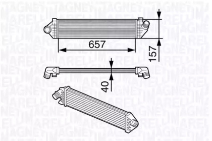 Теплообменник (MAGNETI MARELLI: 351319202050)