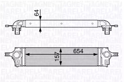 Теплообменник (MAGNETI MARELLI: 351319202320)