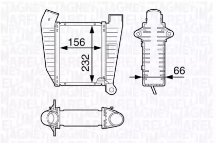 Теплообменник (MAGNETI MARELLI: 351319202450)