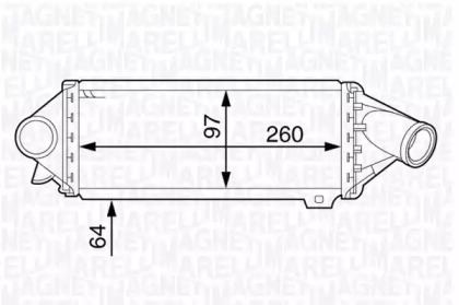 Теплообменник (MAGNETI MARELLI: 351319202460)