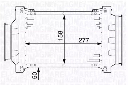 Теплообменник (MAGNETI MARELLI: 351319202550)