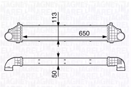 Теплообменник (MAGNETI MARELLI: 351319202600)