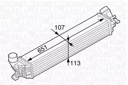 Теплообменник (MAGNETI MARELLI: 351319202640)