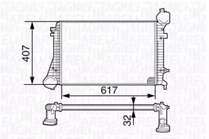 Теплообменник (MAGNETI MARELLI: 351319202670)