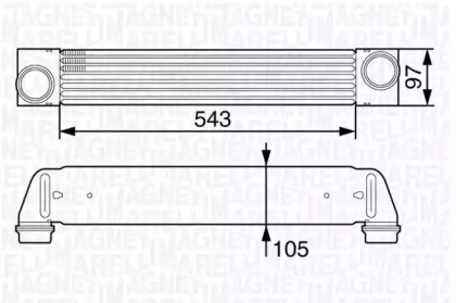 Теплообменник (MAGNETI MARELLI: 351319202720)