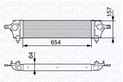 Теплообменник (MAGNETI MARELLI: 351319202800)