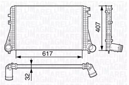 Теплообменник (MAGNETI MARELLI: 351319202850)