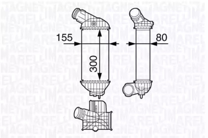 Теплообменник (MAGNETI MARELLI: 351319202870)