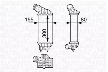 Теплообменник (MAGNETI MARELLI: 351319202880)