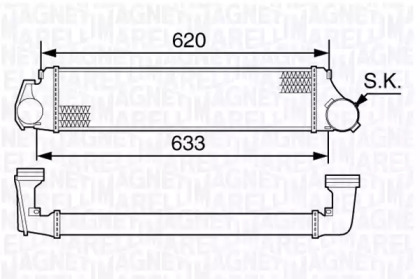 Теплообменник (MAGNETI MARELLI: 351319203420)