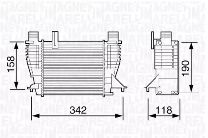 Теплообменник (MAGNETI MARELLI: 351319203560)