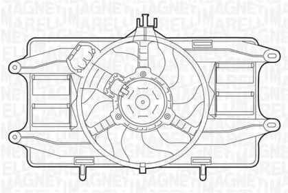 Вентилятор (MAGNETI MARELLI: 069422023010)