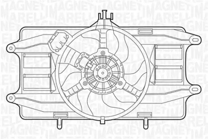 Вентилятор (MAGNETI MARELLI: 069422024010)