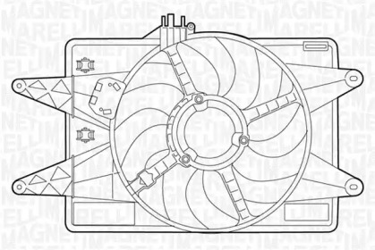 Вентилятор (MAGNETI MARELLI: 069422026010)