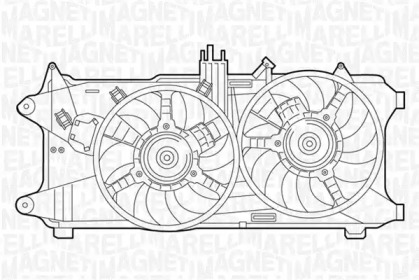 Вентилятор (MAGNETI MARELLI: 069422034010)