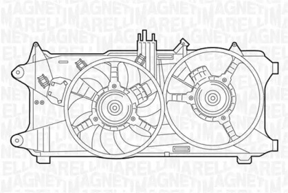 Вентилятор (MAGNETI MARELLI: 069422036010)