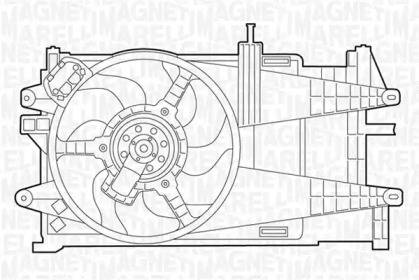 Вентилятор (MAGNETI MARELLI: 069422038010)