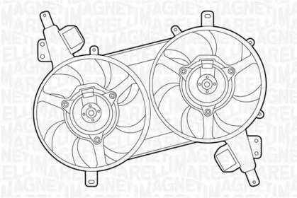 Вентилятор (MAGNETI MARELLI: 069422039010)