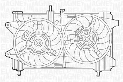 Вентилятор (MAGNETI MARELLI: 069422046010)