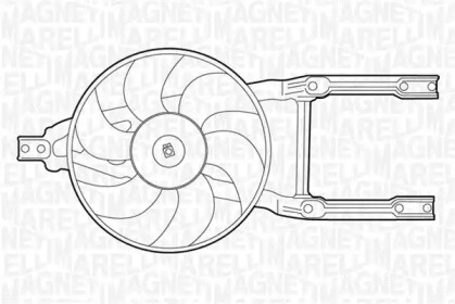 Вентилятор (MAGNETI MARELLI: 069422204010)