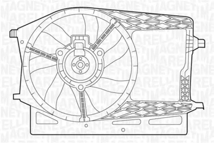 Вентилятор (MAGNETI MARELLI: 069422278010)