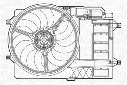 Вентилятор (MAGNETI MARELLI: 069422279010)