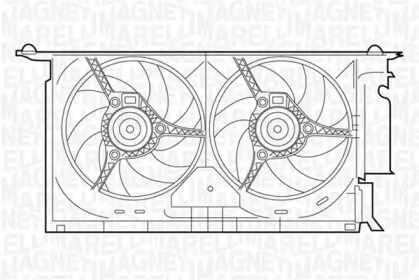 Вентилятор (MAGNETI MARELLI: 069422286010)