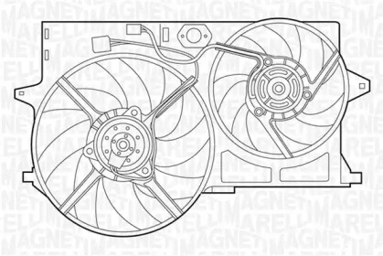 Вентилятор (MAGNETI MARELLI: 069422299010)