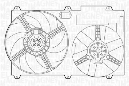 Вентилятор (MAGNETI MARELLI: 069422302010)