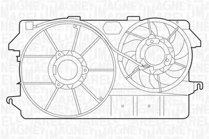 Вентилятор (MAGNETI MARELLI: 069422321010)
