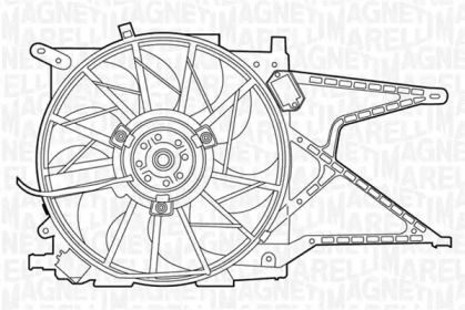 Вентилятор (MAGNETI MARELLI: 069422334010)