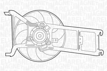 Вентилятор (MAGNETI MARELLI: 069422375010)