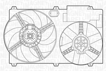 Вентилятор (MAGNETI MARELLI: 069422389010)