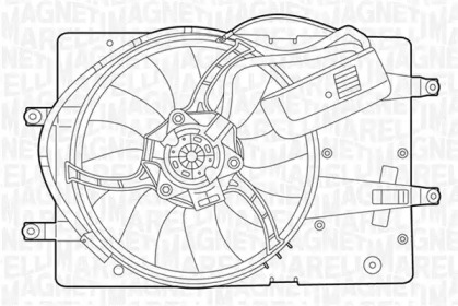Вентилятор (MAGNETI MARELLI: 069422393010)