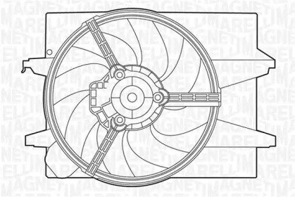 Вентилятор (MAGNETI MARELLI: 069422400010)