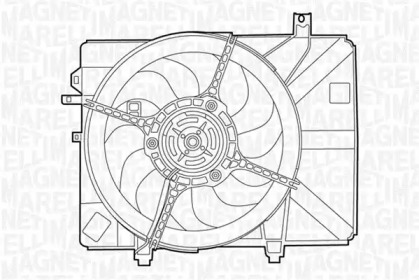 Вентилятор (MAGNETI MARELLI: 069422407010)