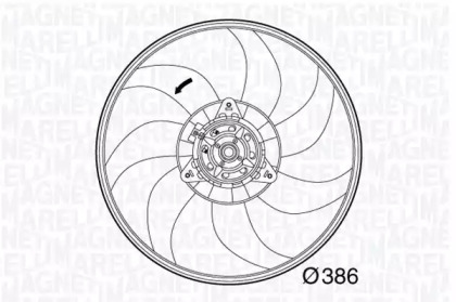 Вентилятор (MAGNETI MARELLI: 069422564010)