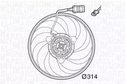 Вентилятор (MAGNETI MARELLI: 069422565010)