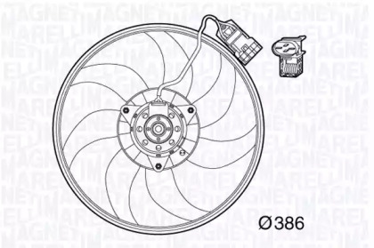 Вентилятор (MAGNETI MARELLI: 069422569010)