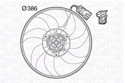 Вентилятор (MAGNETI MARELLI: 069422570010)