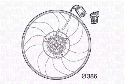 Вентилятор (MAGNETI MARELLI: 069422571010)