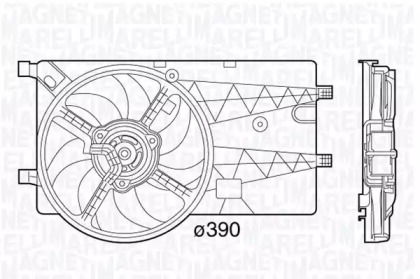 Вентилятор (MAGNETI MARELLI: 069422575010)