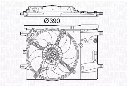 Вентилятор (MAGNETI MARELLI: 069422576010)