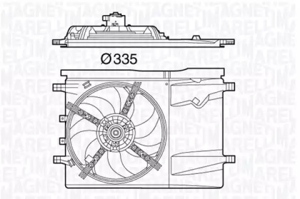 Вентилятор (MAGNETI MARELLI: 069422577010)