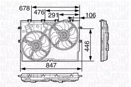 Вентилятор (MAGNETI MARELLI: 069422579010)