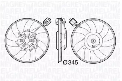 Вентилятор (MAGNETI MARELLI: 069422586010)